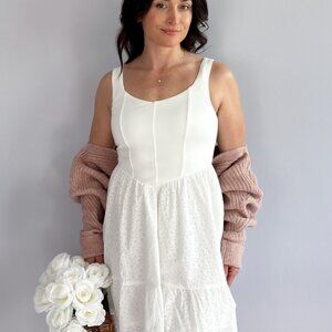 Solid Ruffle Corset Mini Dress | Sadie & Sage Clothing